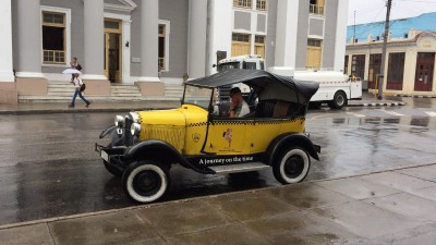 Unser Taxi in Cienfuegos 